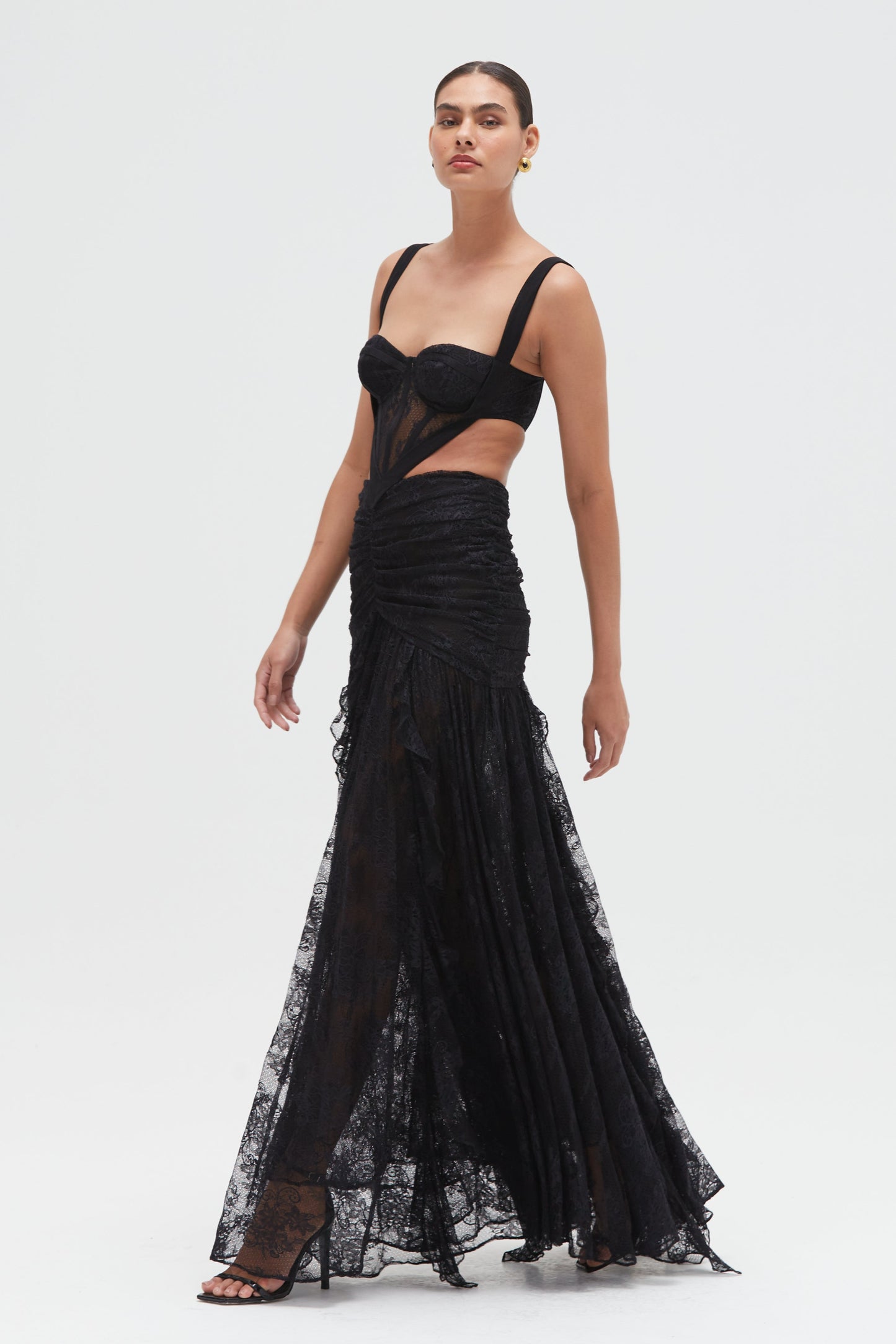 LAILA LACE CUT OUT GOWN