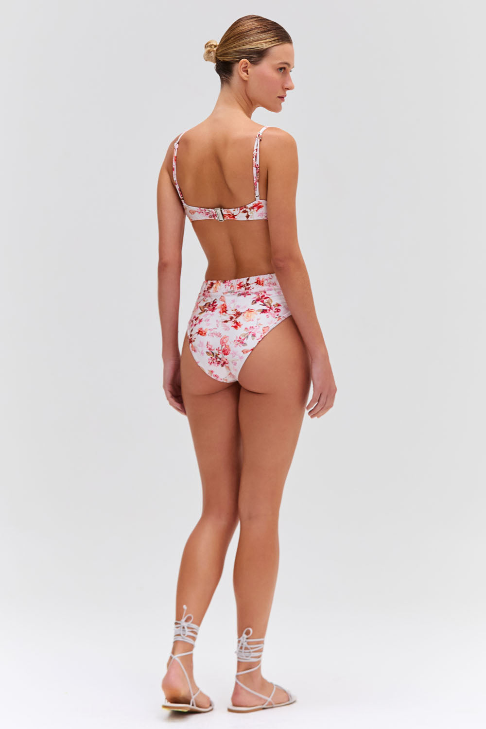 Floral Haze High Leg Bikini Bottom