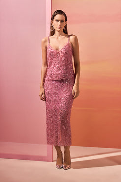 CRYSTAL MOONLIGHT MIDI SKIRT