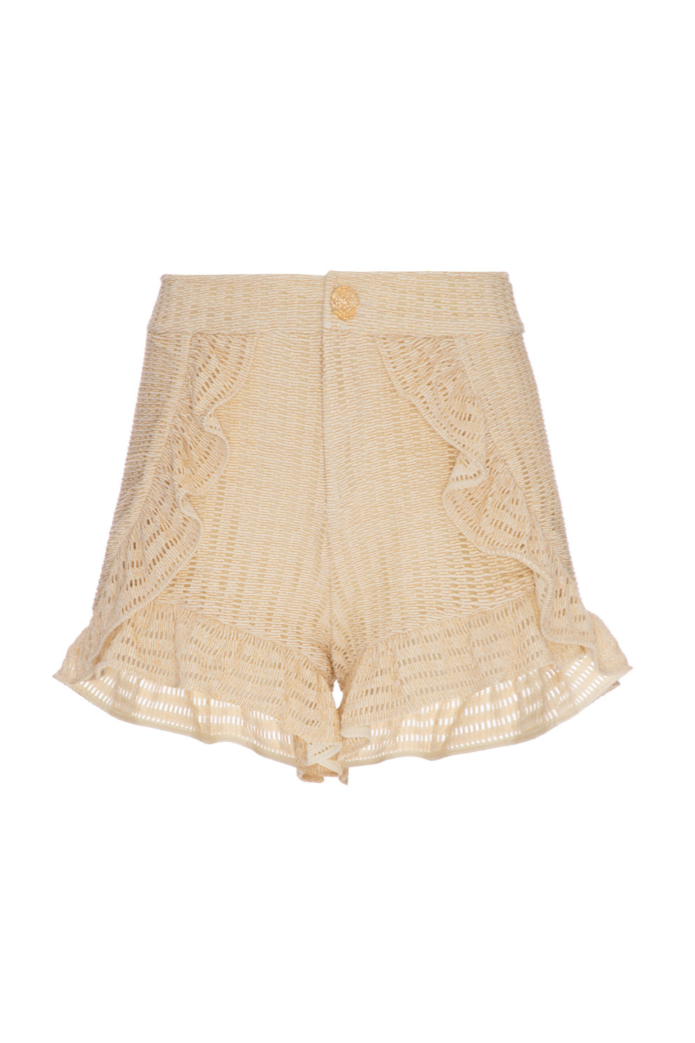 METALLIC KNIT SHORT