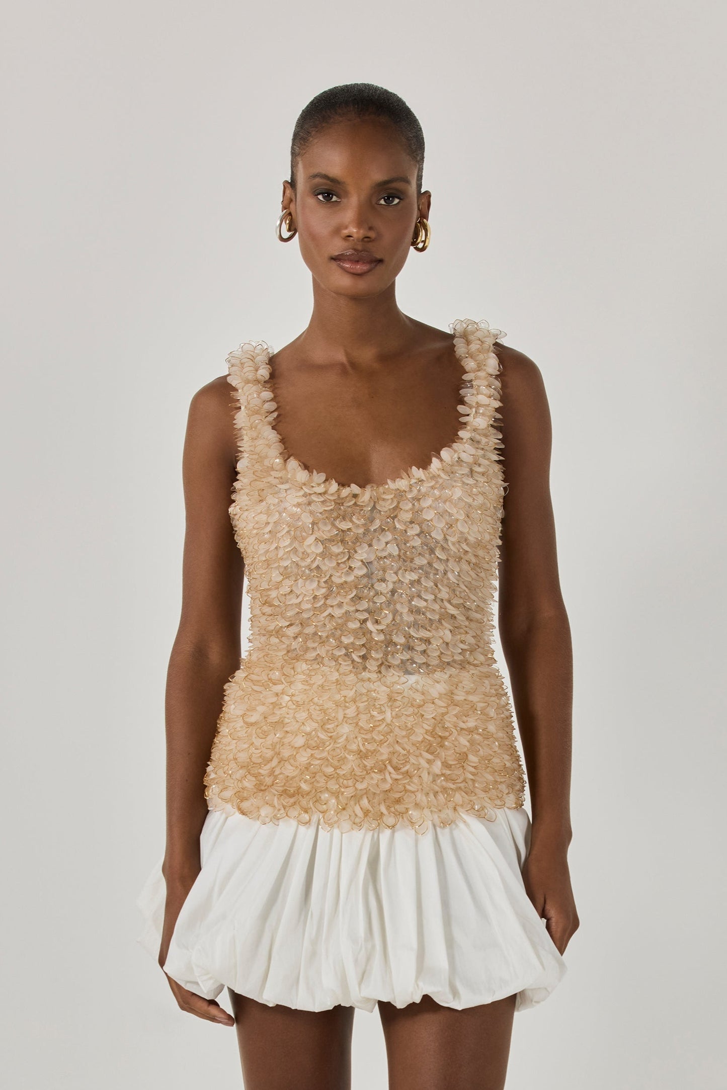 TAFETA MINI SKIRT (RUNWAY)