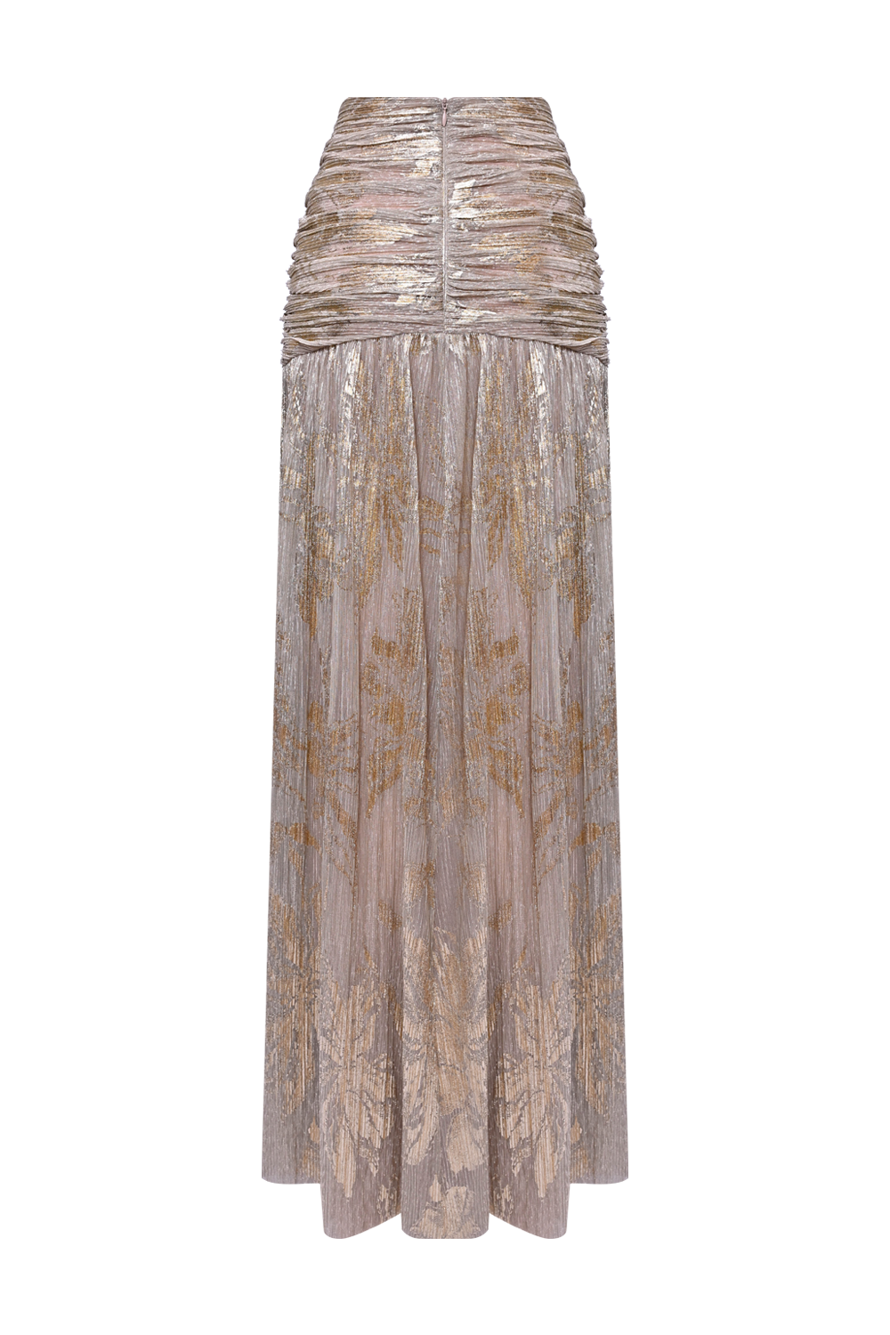 GOLDEN DUST LUREX MAXI SKIRT