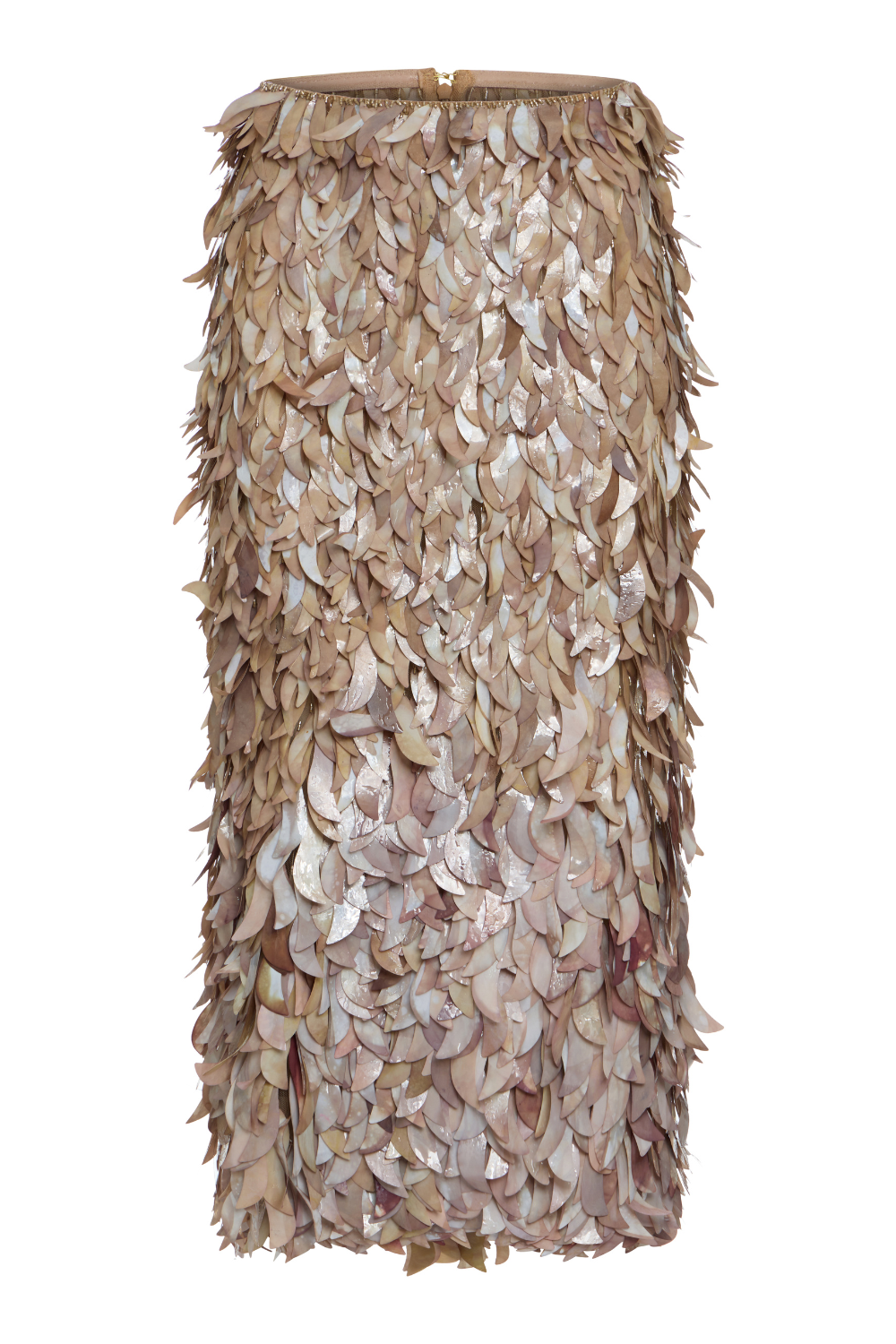 TULLE BRONZE MIDI SKIRT (RUNWAY)
