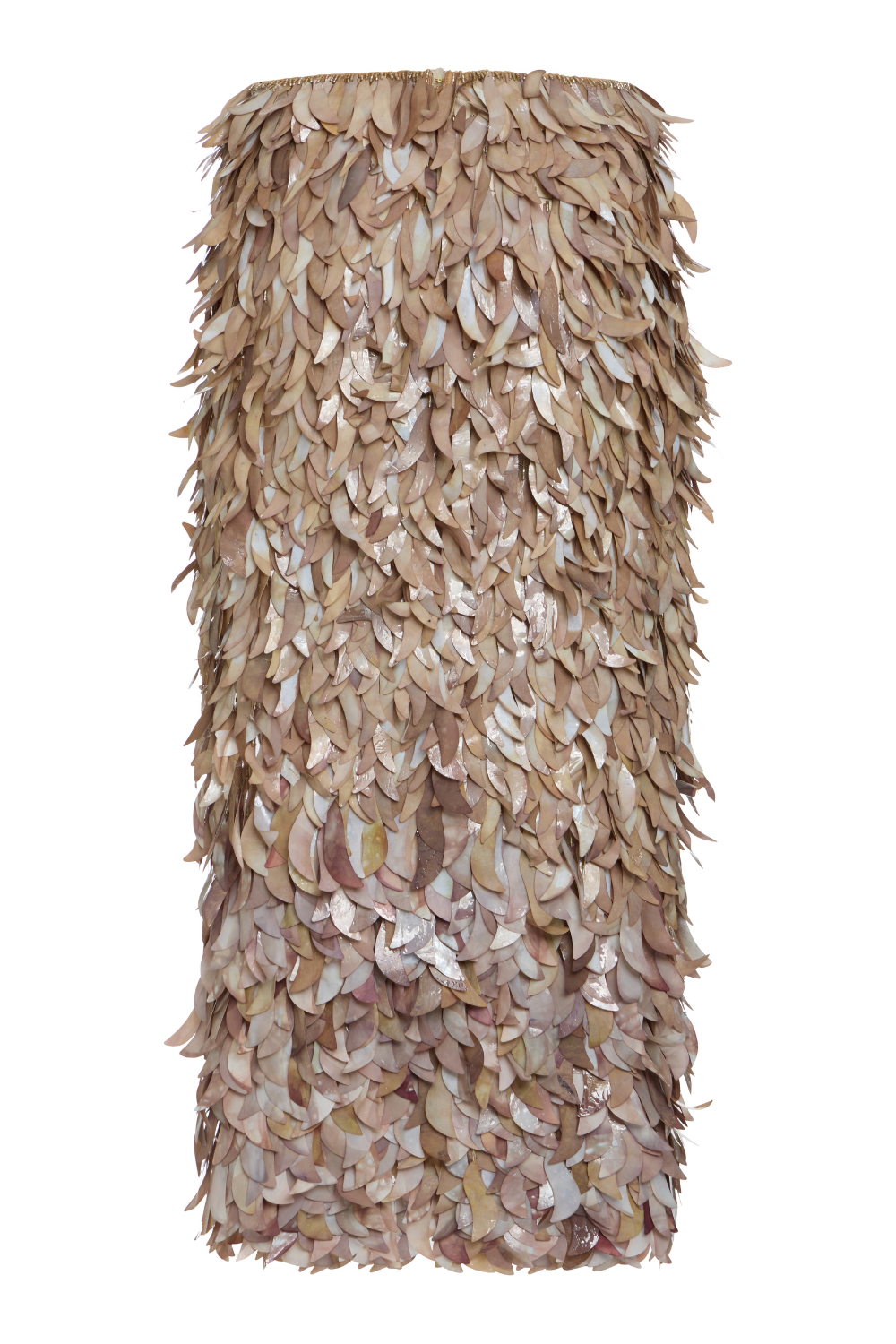TULLE BRONZE MIDI SKIRT (RUNWAY)