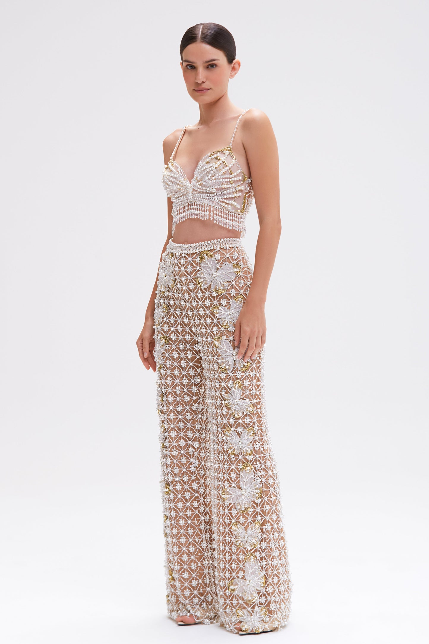 BUTTERFLY EMBROIDERY PANTS