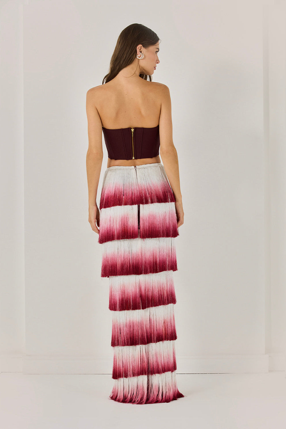 FRINGE MAXI SKIRT (RUNWAY)