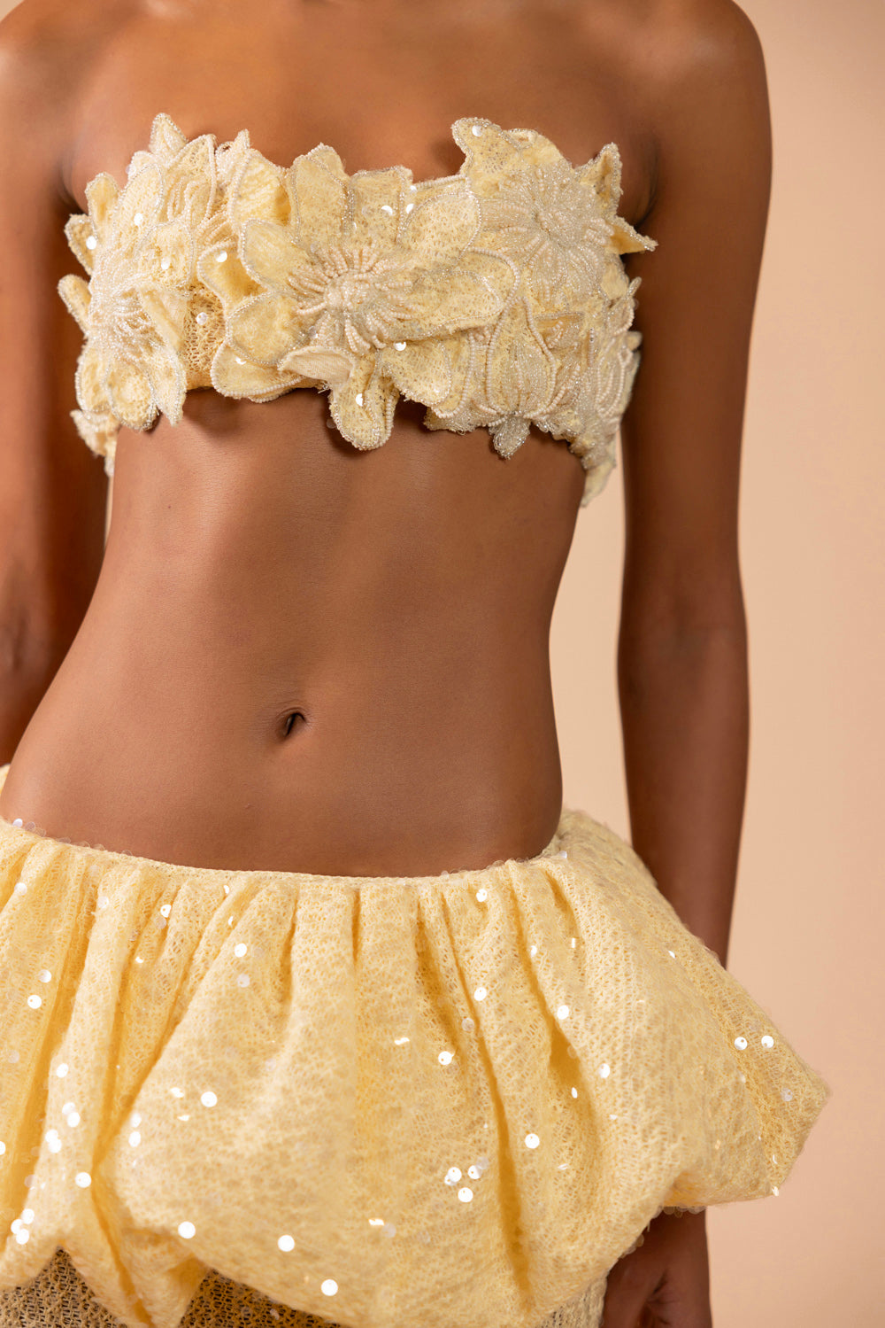 IARA CROCHET STRAPLESS TOP (RUNWAY)