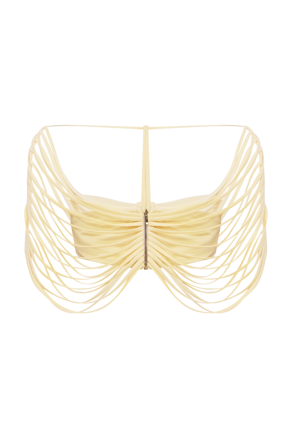 LYRIA JERSEY BUSTIER TOP