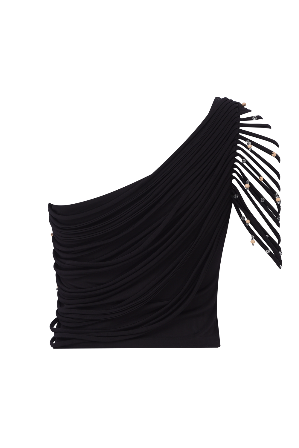 LYRIA JERSEY PEARL TOP