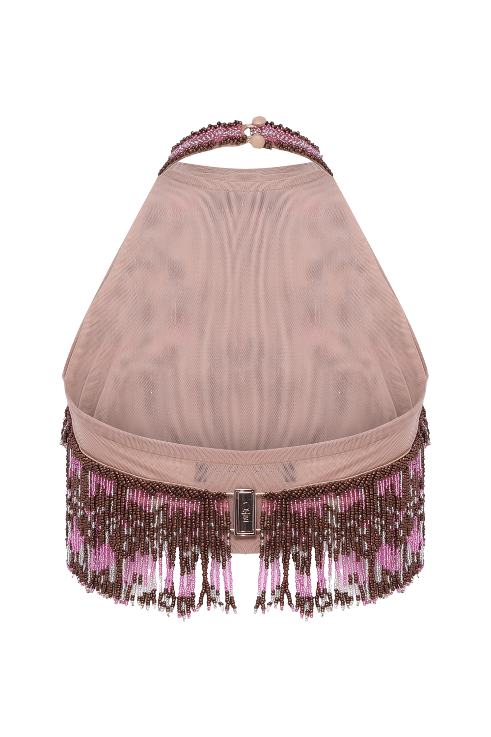 ROSE MIRAGE BEADED TOP
