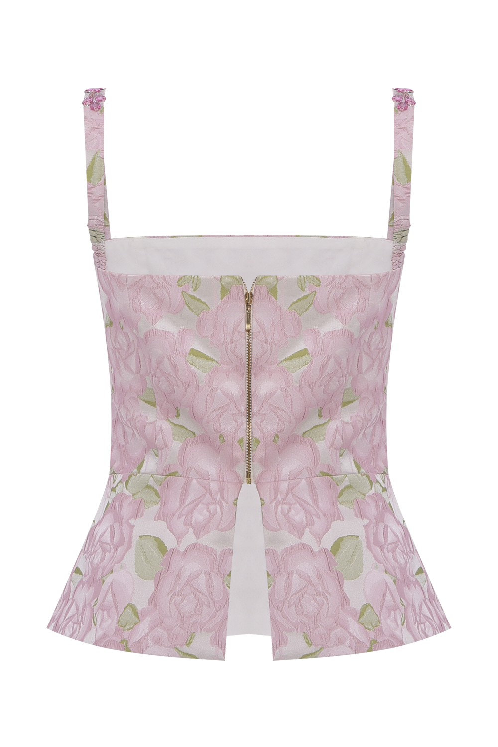 GARDEN JACQUARD CORSET TOP