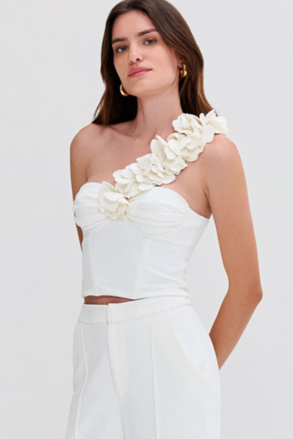 MERIAN KNIT ONE SHOULDER TOP