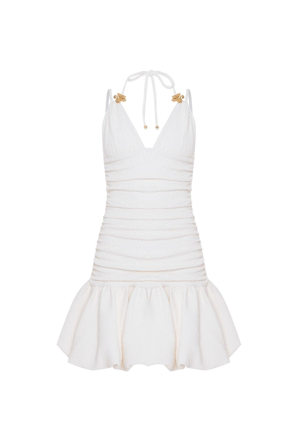 BREEZE JACQUARD SLOWER MINI DRESS