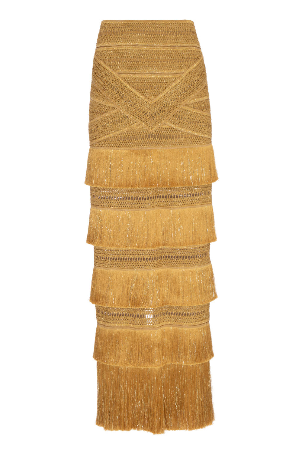 PAMPAS FRINGE MAXI SKIRT