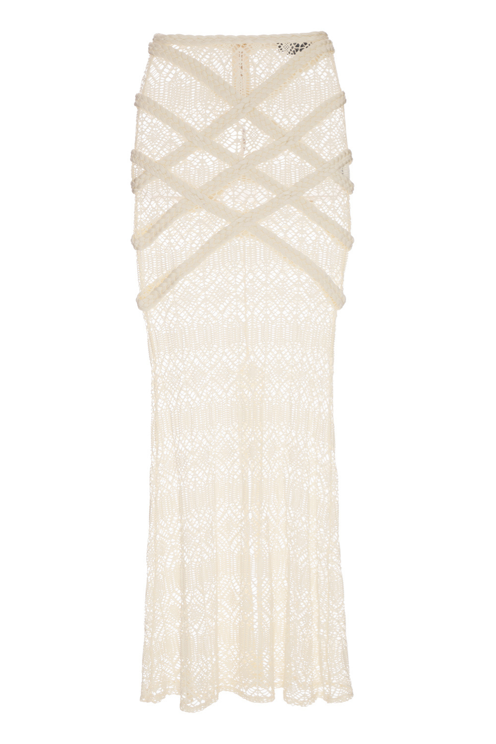 PATBO X CAMILA COELHO PINE LACE BEACH BRAIDED SKIRT
