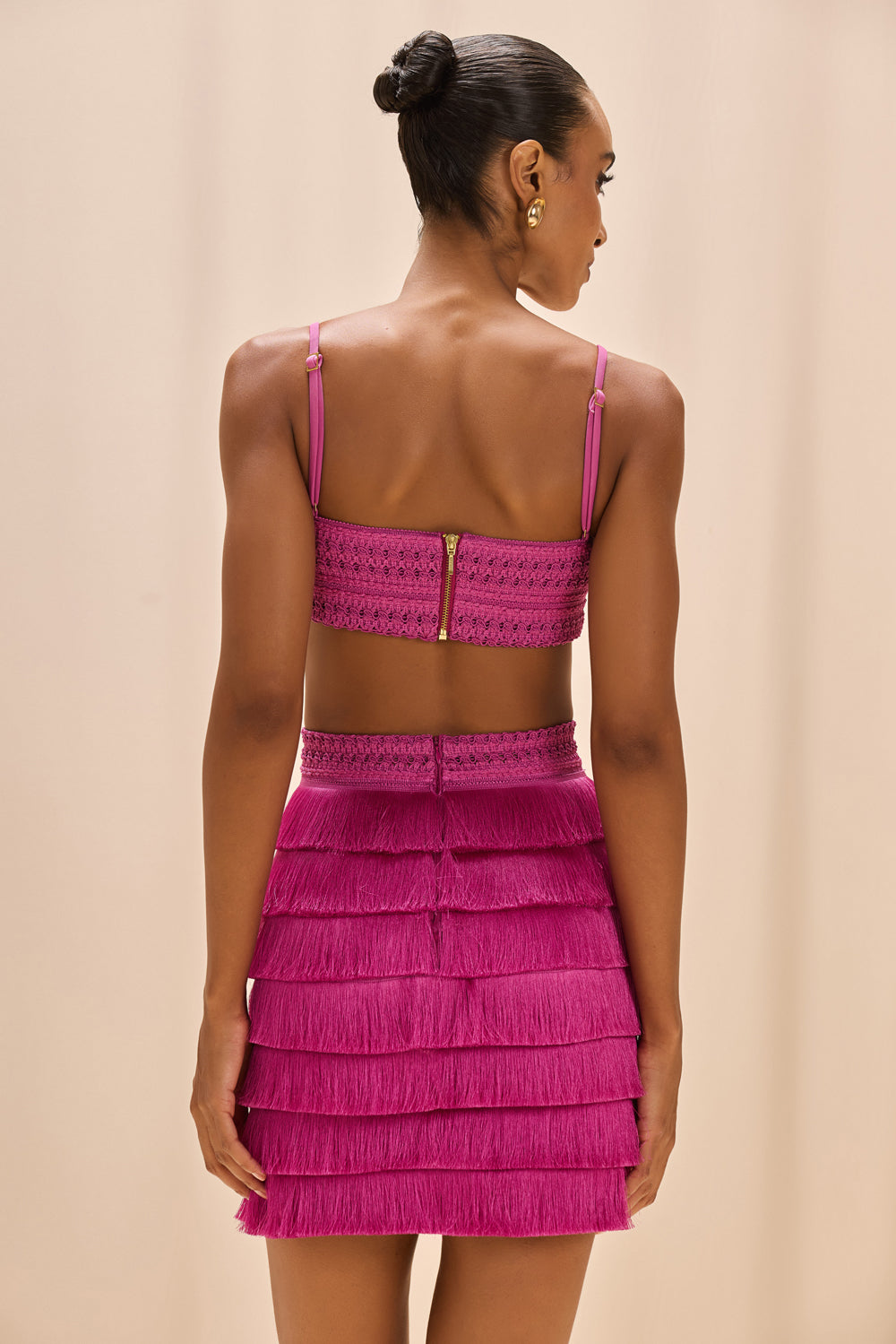 LYA FRINGE MINI DRESS