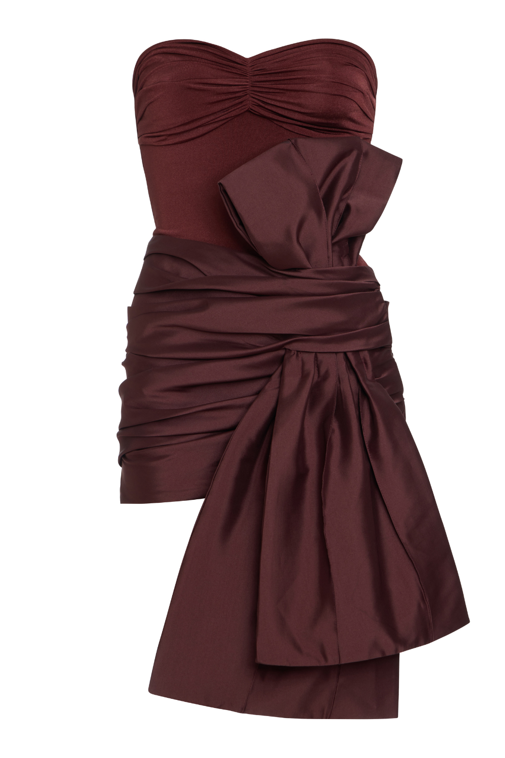 TAFFETA TARSILA BOW MINI DRESS (RUNWAY)