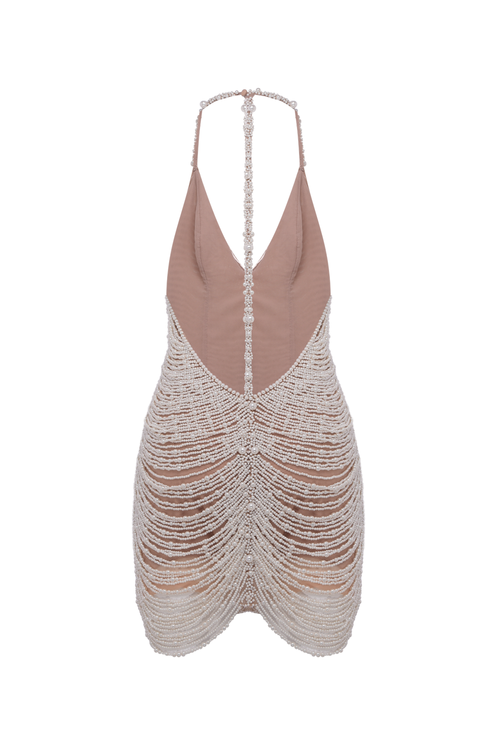SOLAR EMBROIDERY MINI DRESS