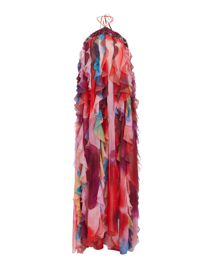 Watercolor Beaded Maxi Dress (EXCLUSIVE)