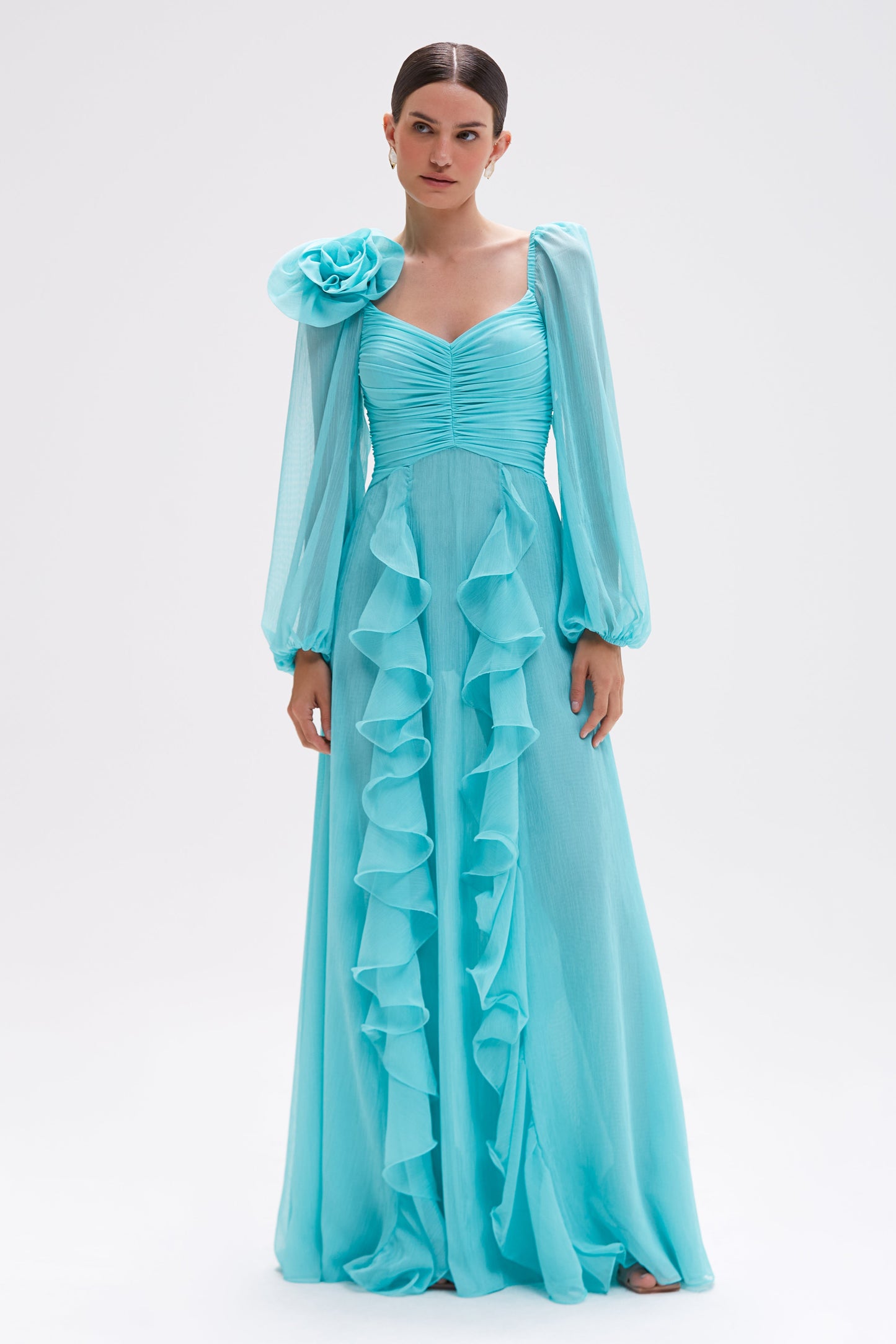 CHIFFON LOVESTRUCK LONG DRESS