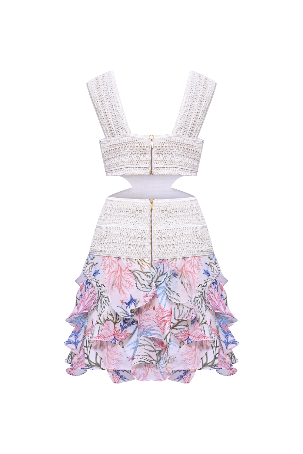 SEAWEED TRIM MINI DRESS