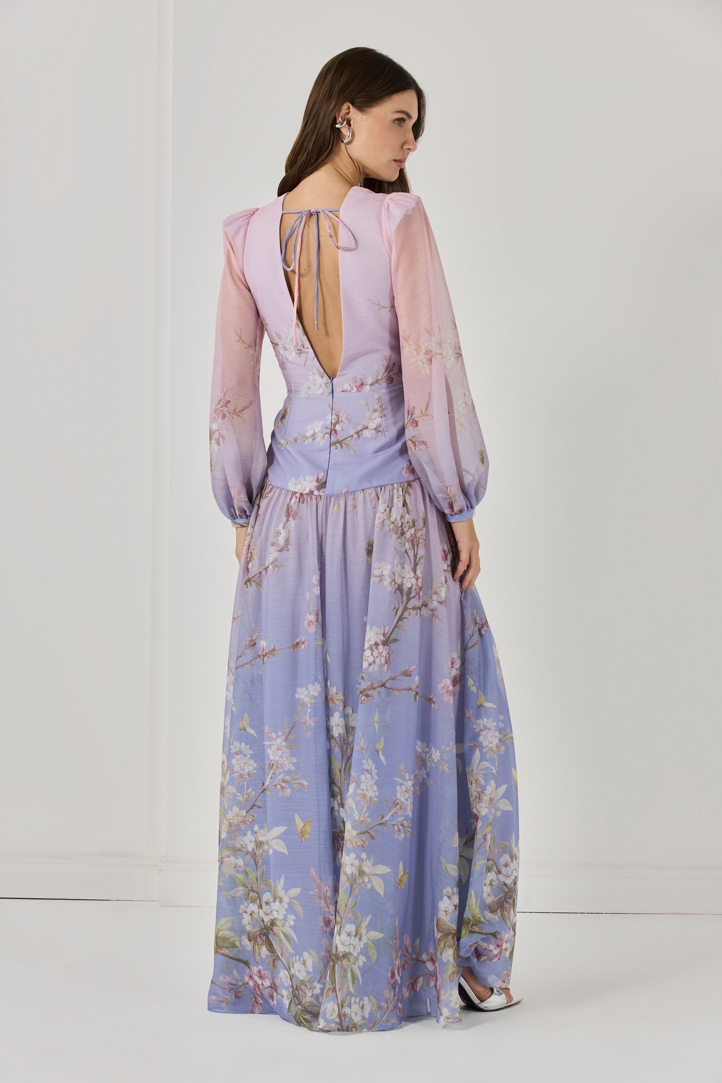 DELICATA LONG SLEEVE MAXI DRESS