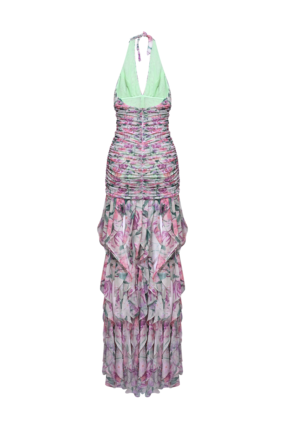 HONEY FLOWER PLUNGE GOWN