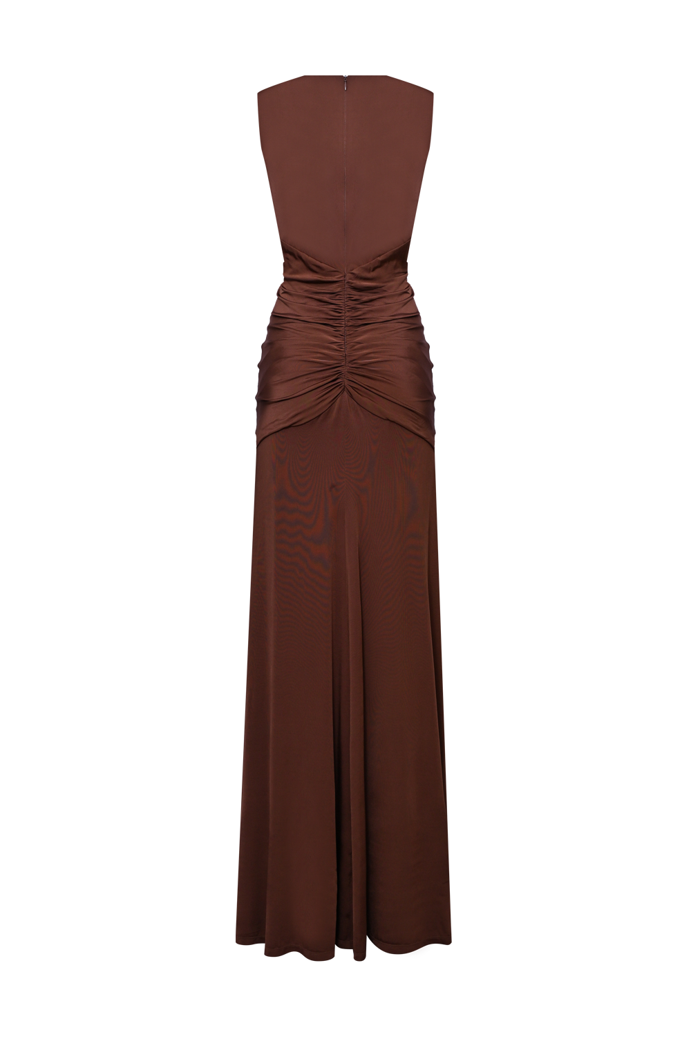 MOONLIT JERSEY PLUNGE GOWN