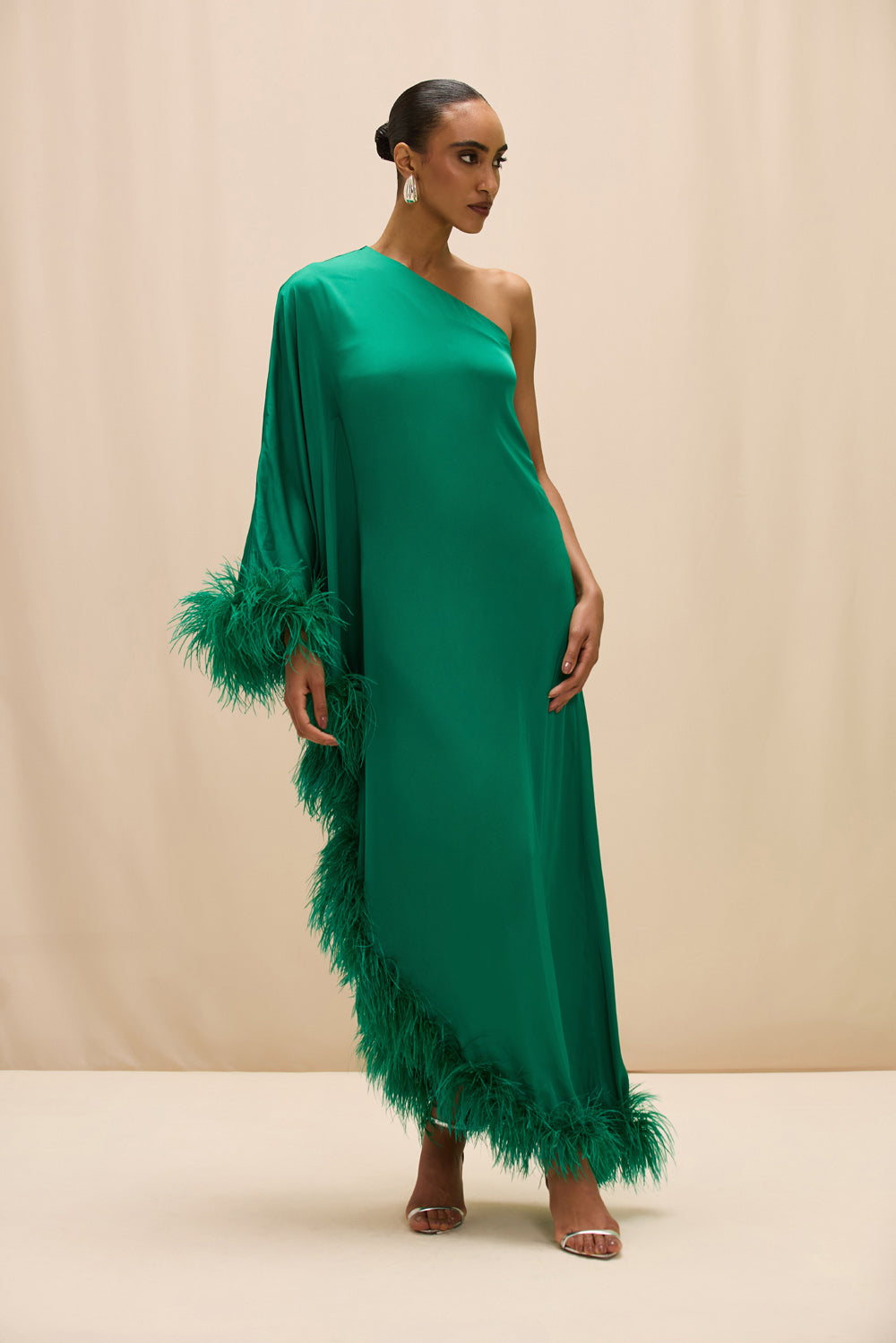 patbo dress FEATHERS MAXI DRESS 4 / Pink