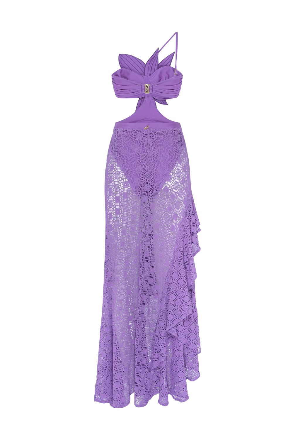 SIRENA MESH FLOWER MAXI DRESS