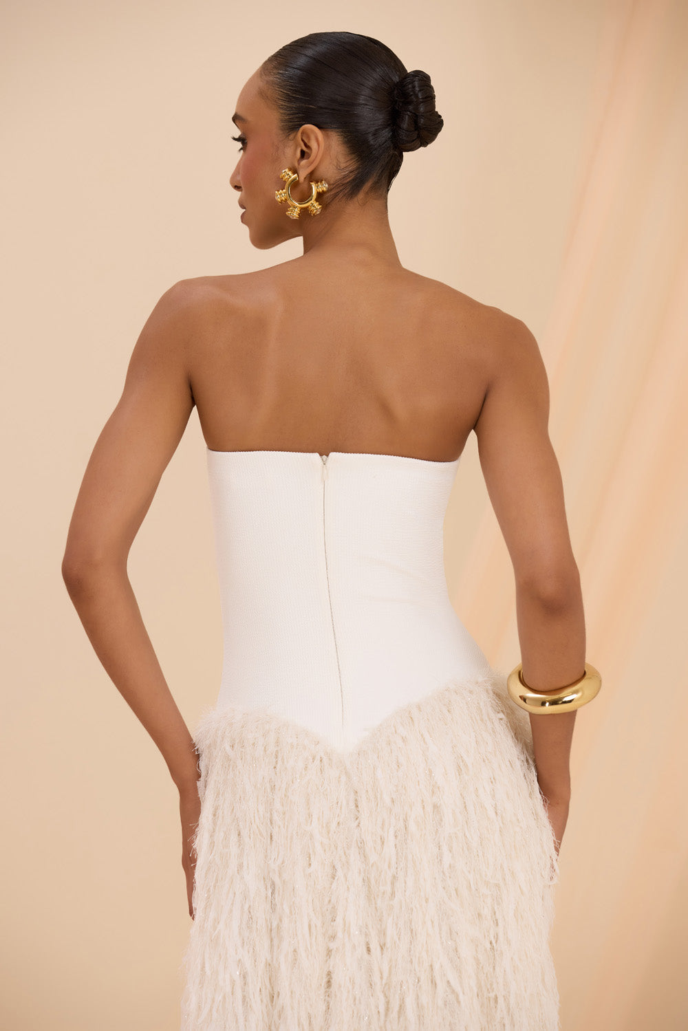 LUCIA FRINGE MIDI DRESS