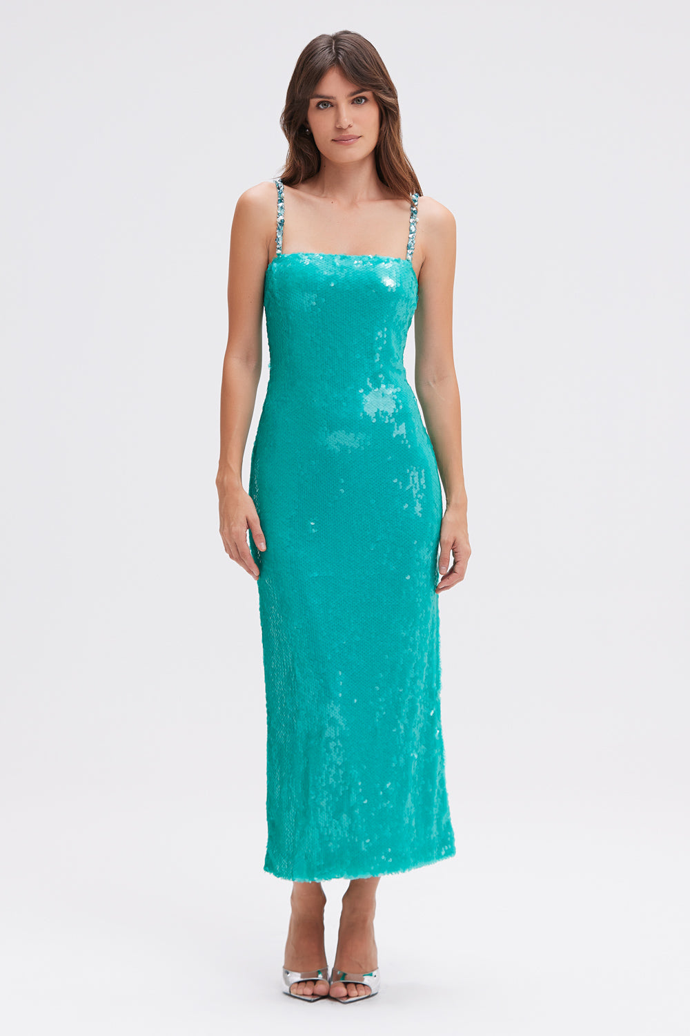 midi length sequin dresses Patbo ISLA SEQUIN MIDI DRESS
