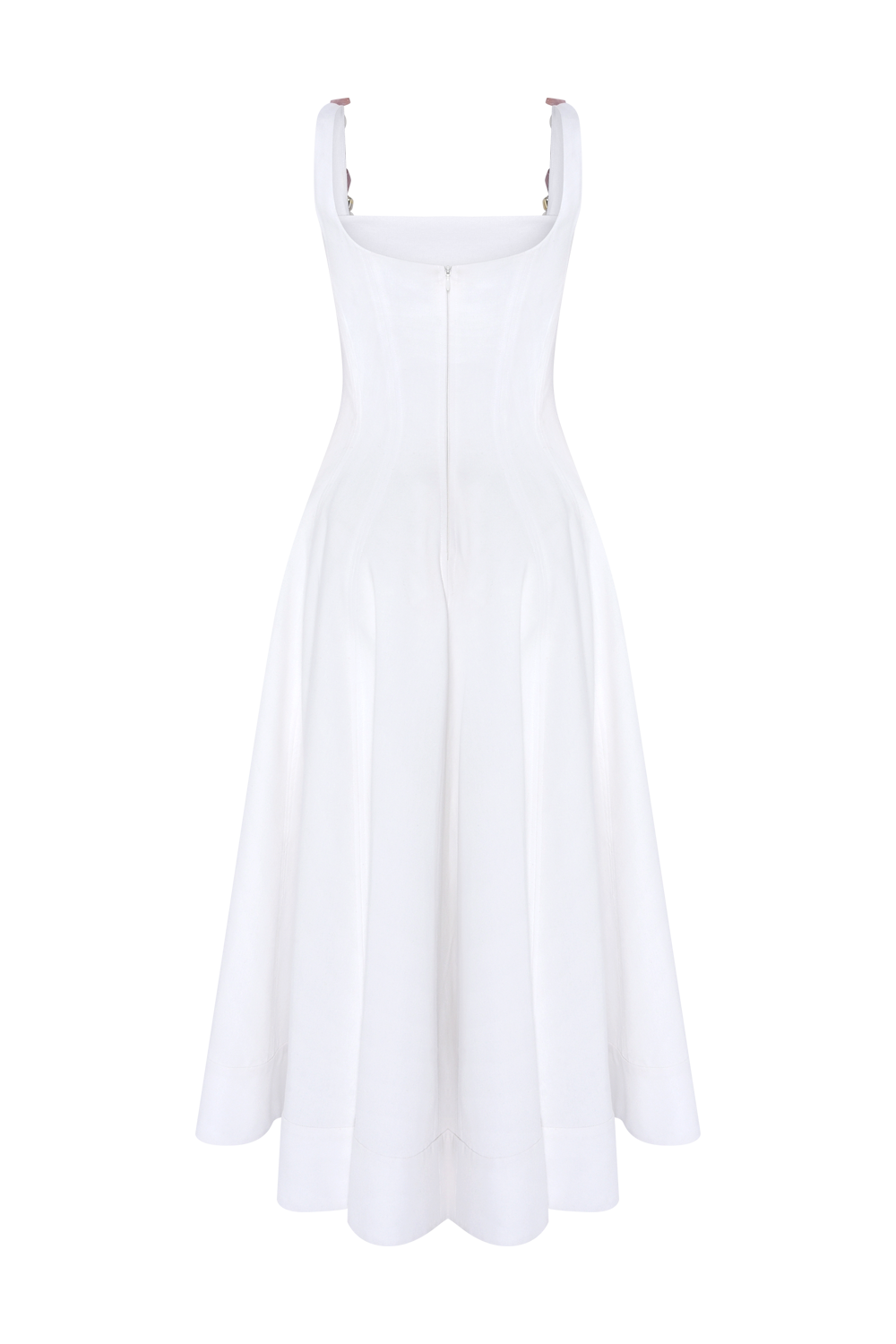 GABRIELA LINEN MIDI DRESS