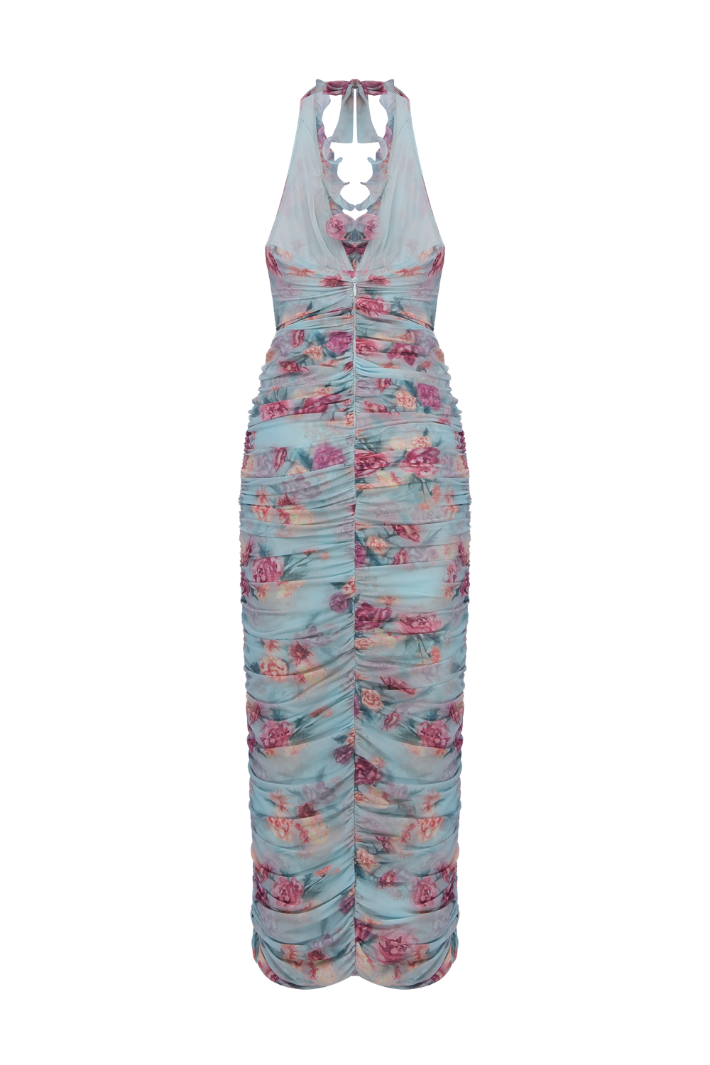 FLORA MIST MIDI DRESS