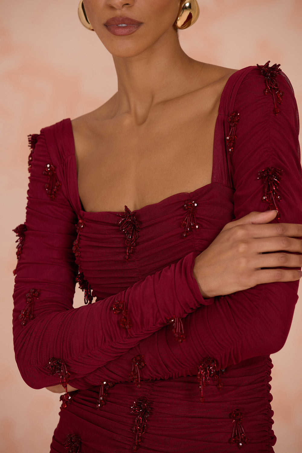 RUTH TULLE MIDI DRESS