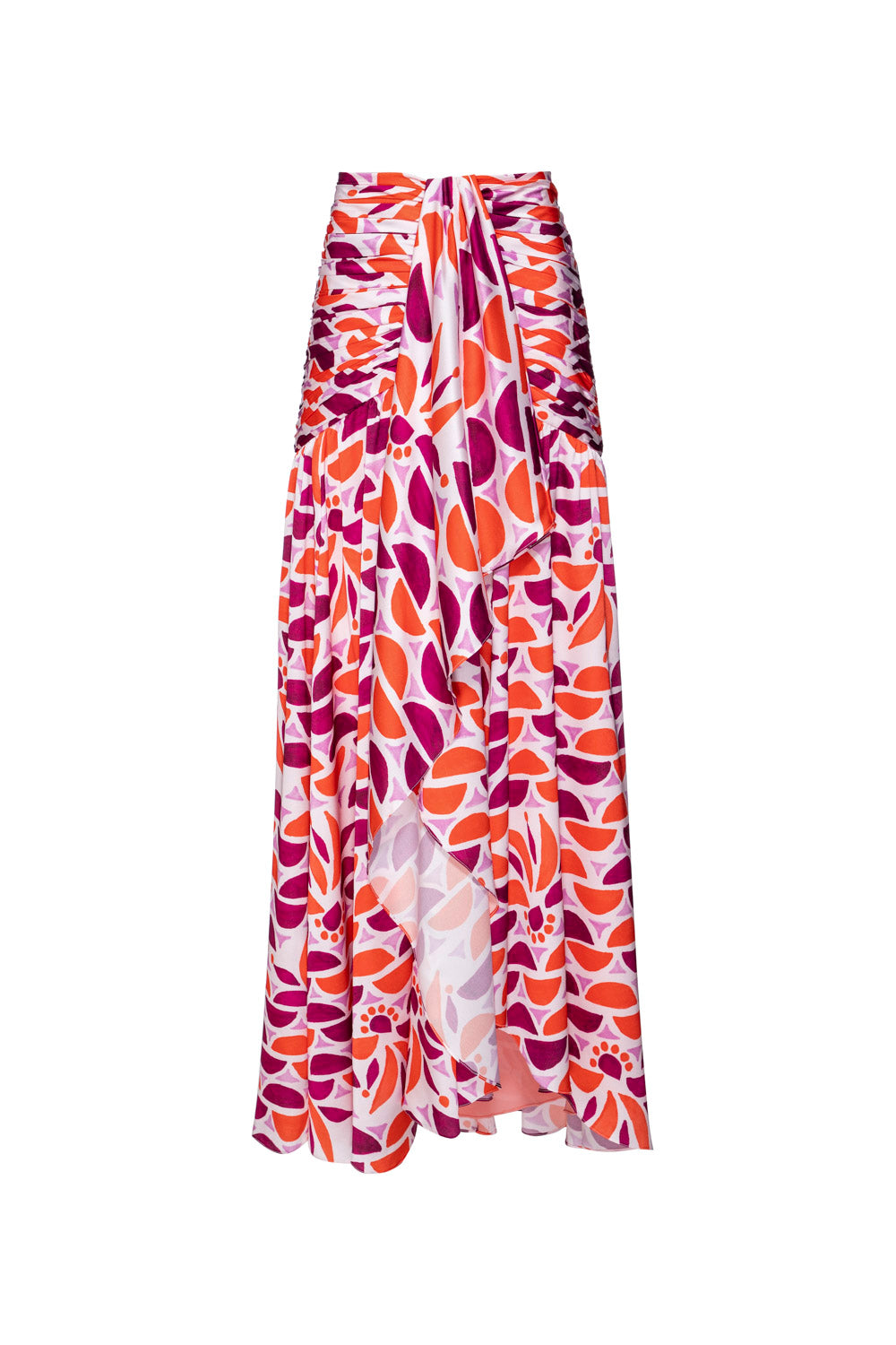 Solis Draped Maxi Skirt