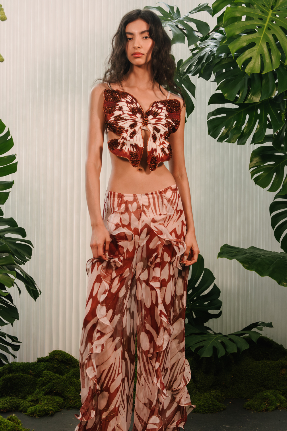 BUTTERFLY FLUTTER PANTS (RUNWAY)