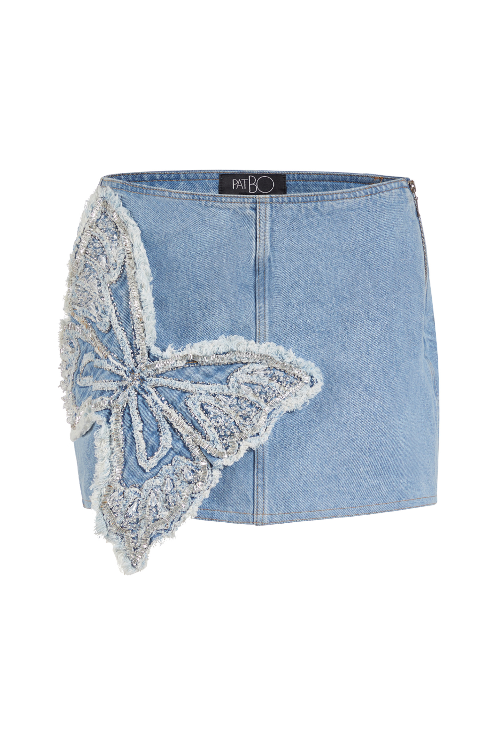 BUTTERFLY DENIM SKIRT (RUNWAY)