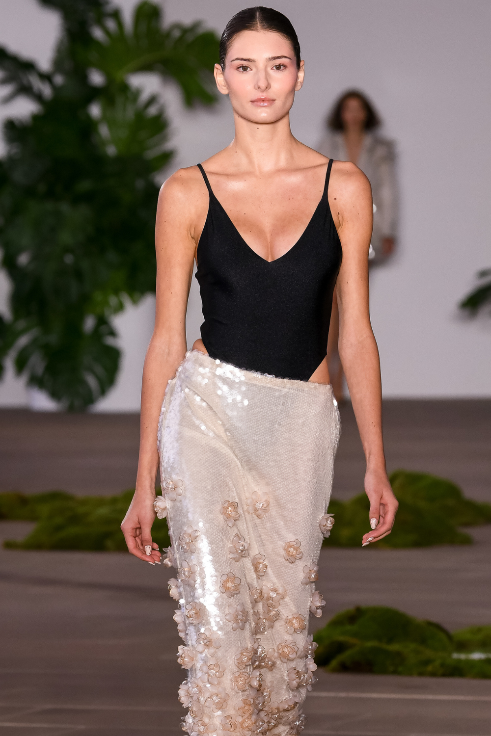 PLUNGE SWIMSUIT (RUNWAY)