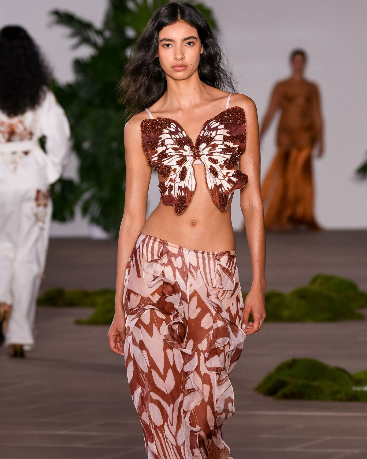 BUTTERFLY PRINTED TOP (RUNWAY)