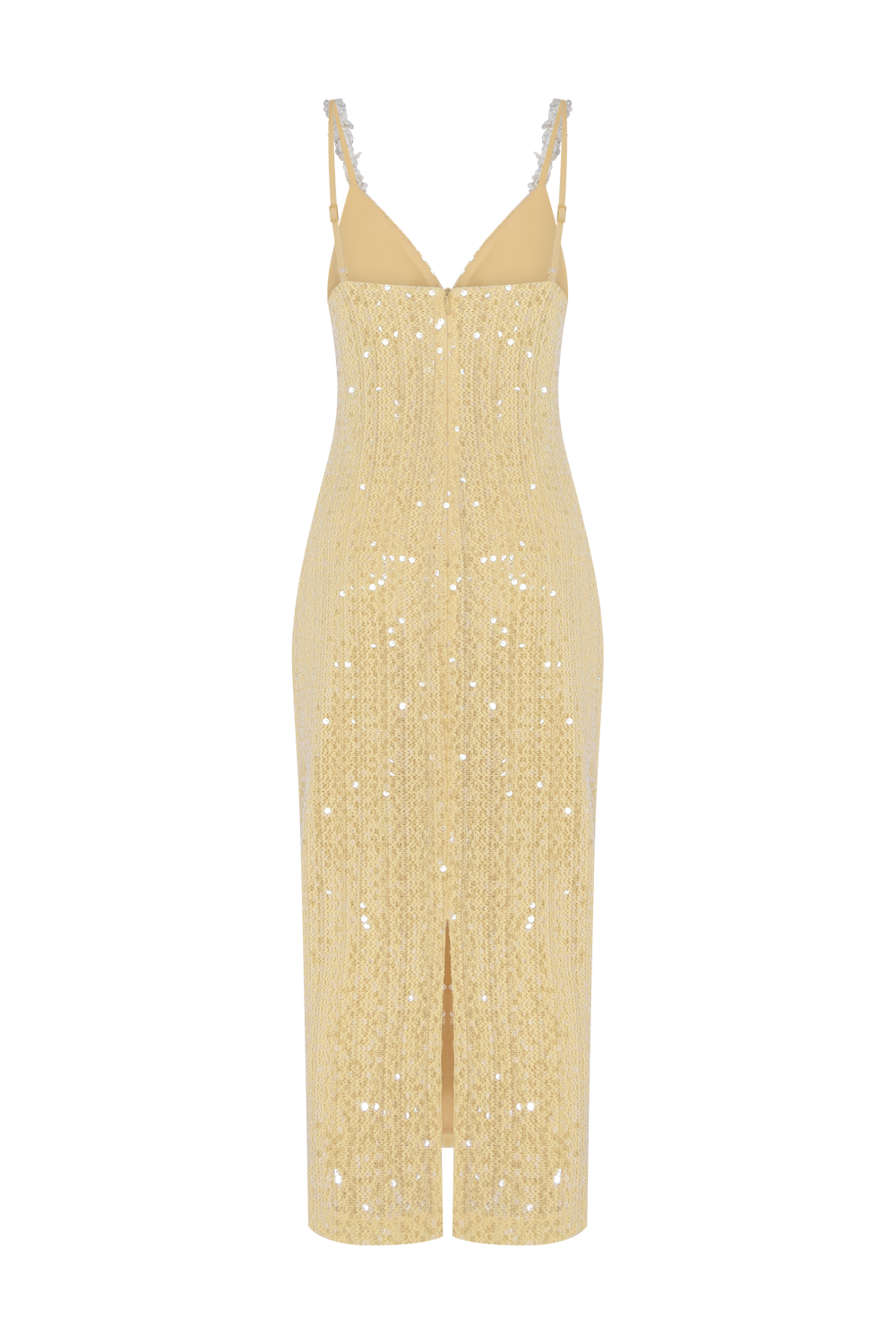 IARA CROCHET FLOWERS MIDI DRESS