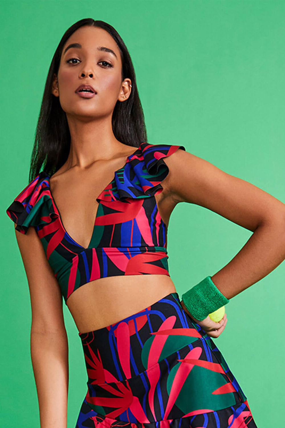 RIO PRINT FLY AWAY BRA (FINAL SALE)