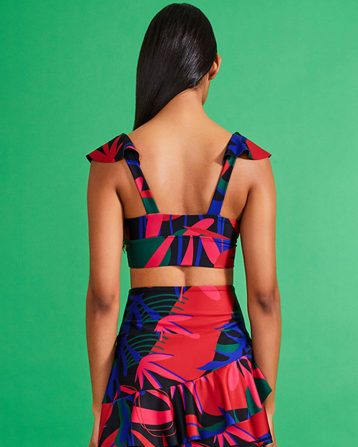 RIO PRINT FLY AWAY BRA (FINAL SALE)