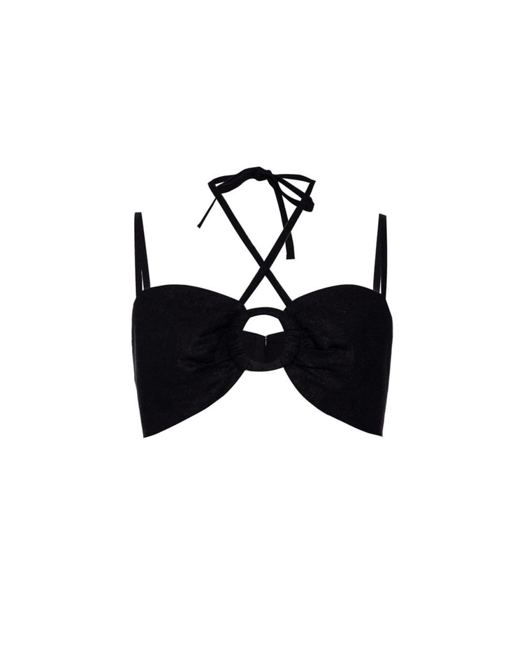 Linen Bralette Top (EXCLUSIVE/FINAL SALE)