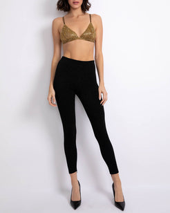 Lurex Ankle Zip Legging (FINAL SALE)