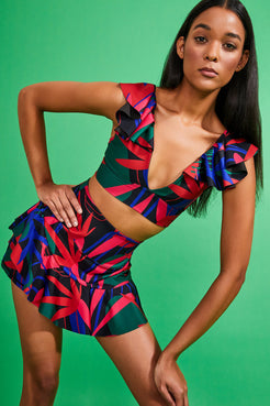 RIO PRINT FLY AWAY BRA (FINAL SALE)