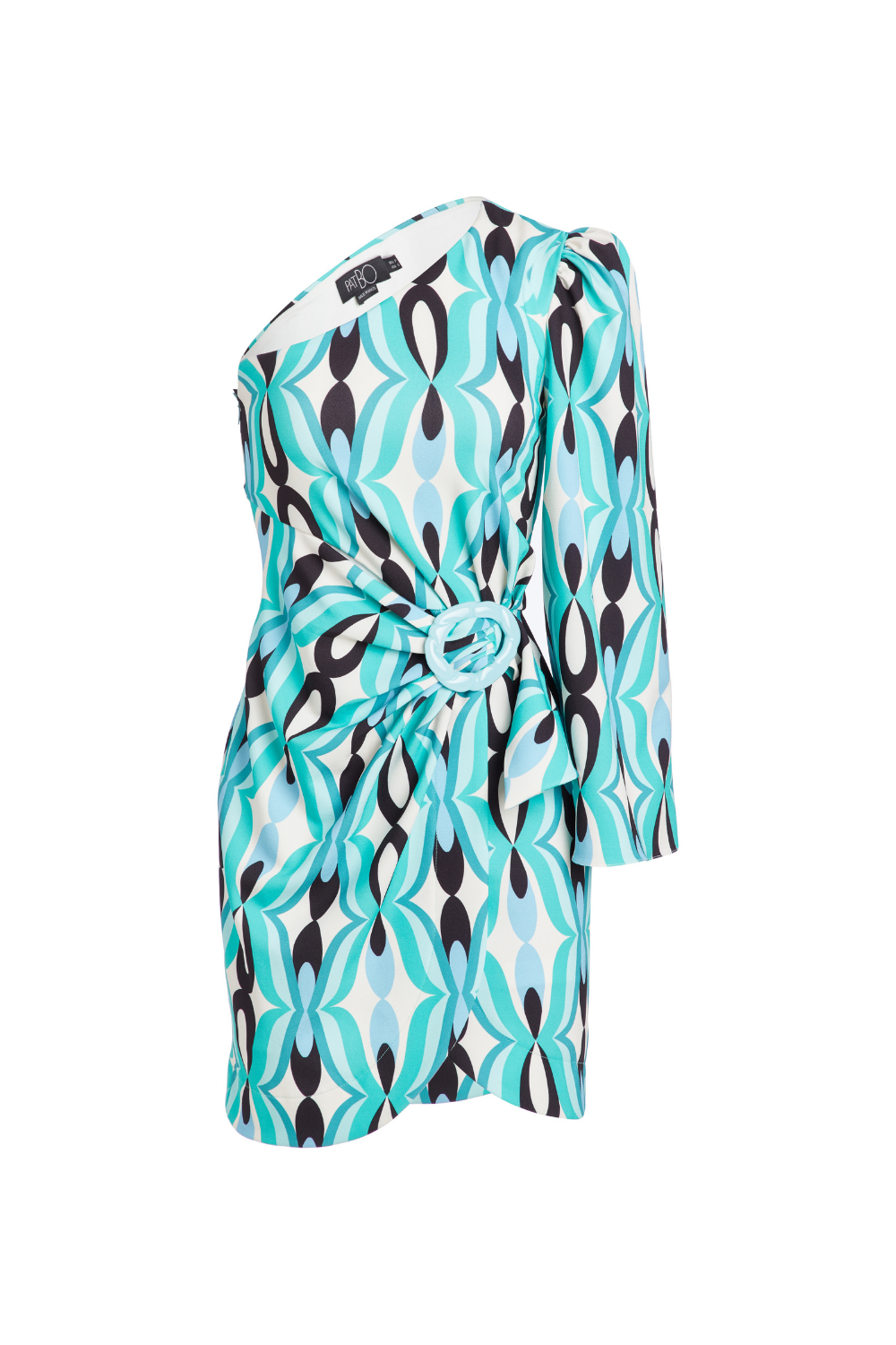 TWIST ONE SHOULDER MINI DRESS