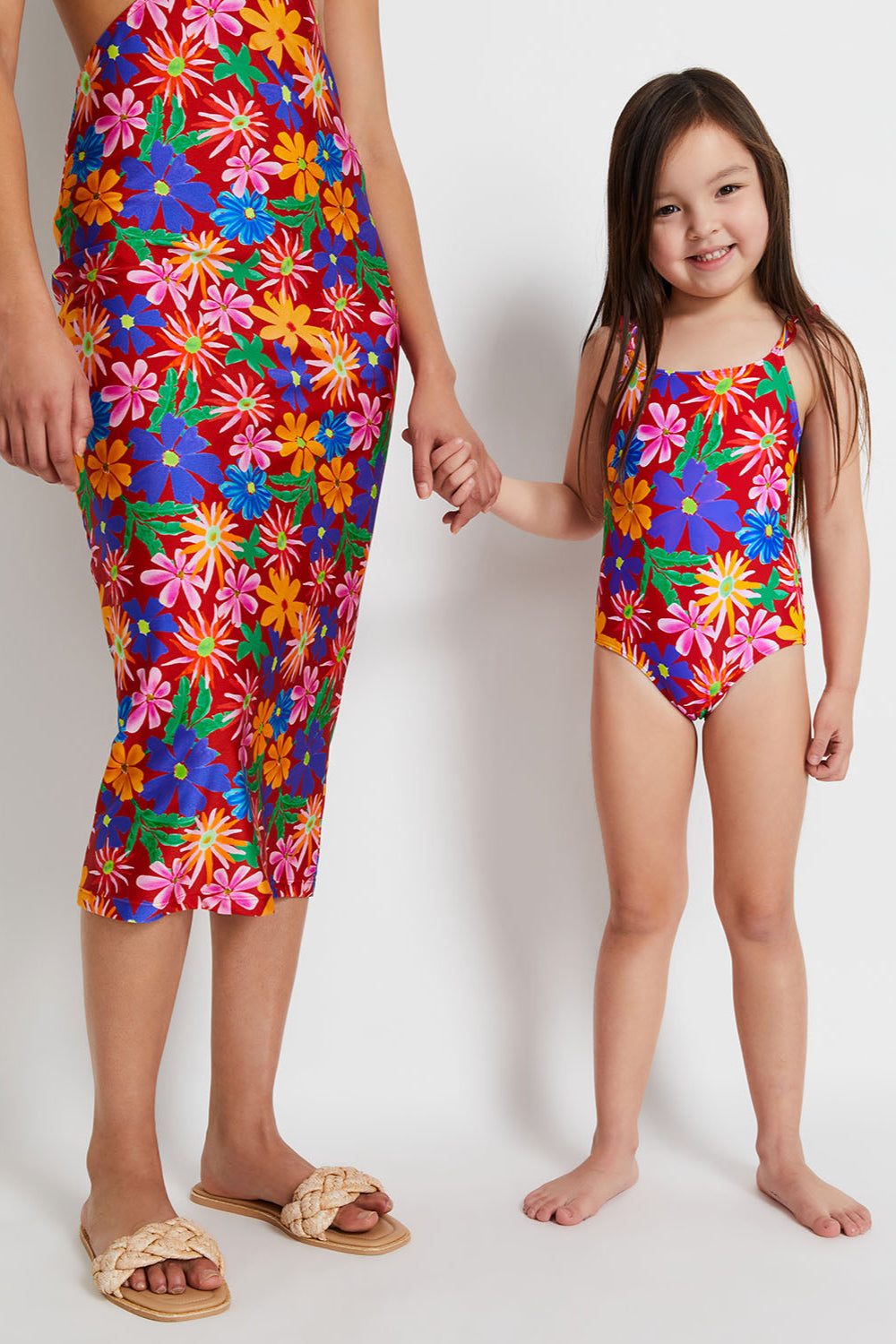 GIRLS ASTER RUFFLE SWIMSUIT (FINAL SALE)