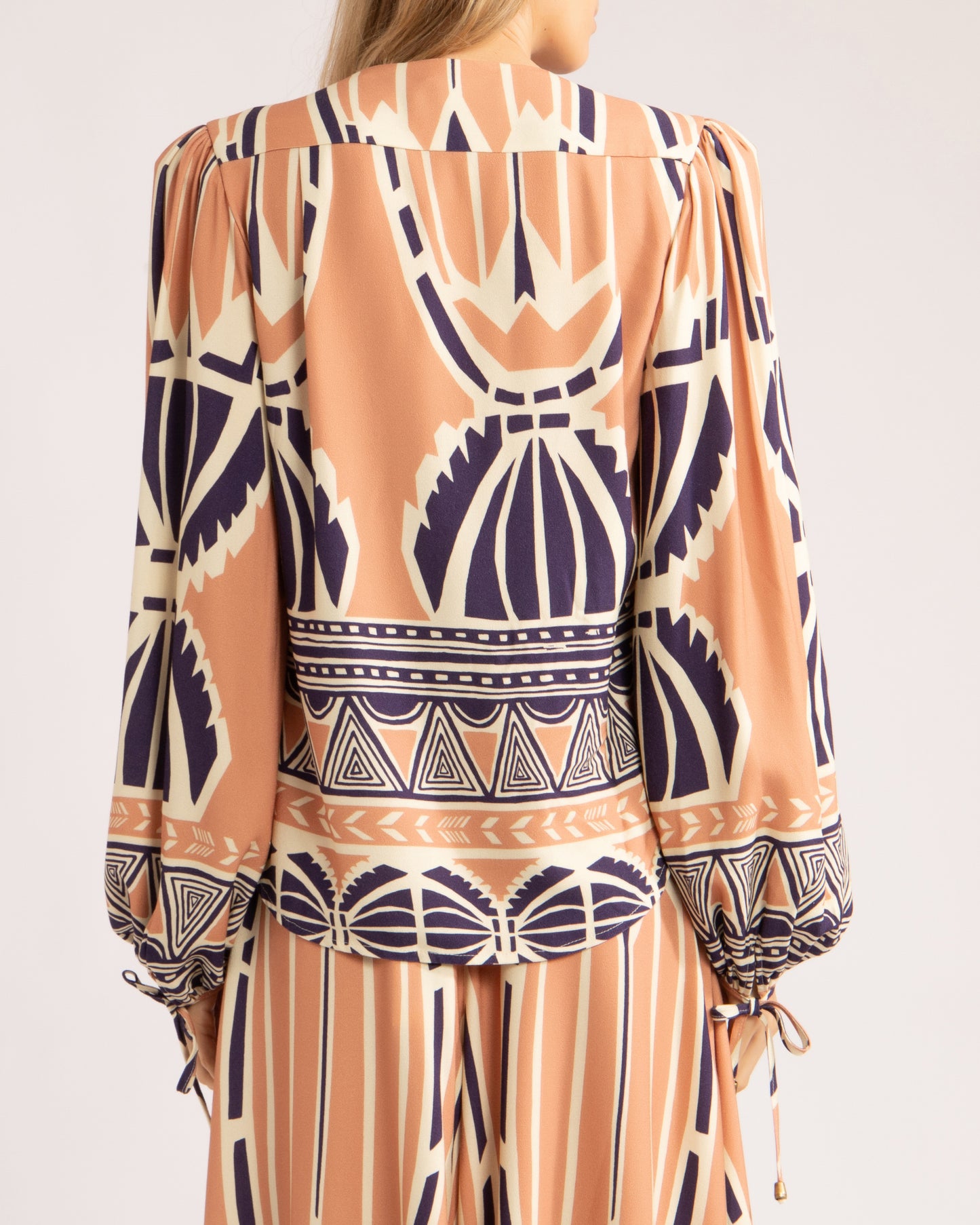 Button-Front Blouse (FINAL SALE)