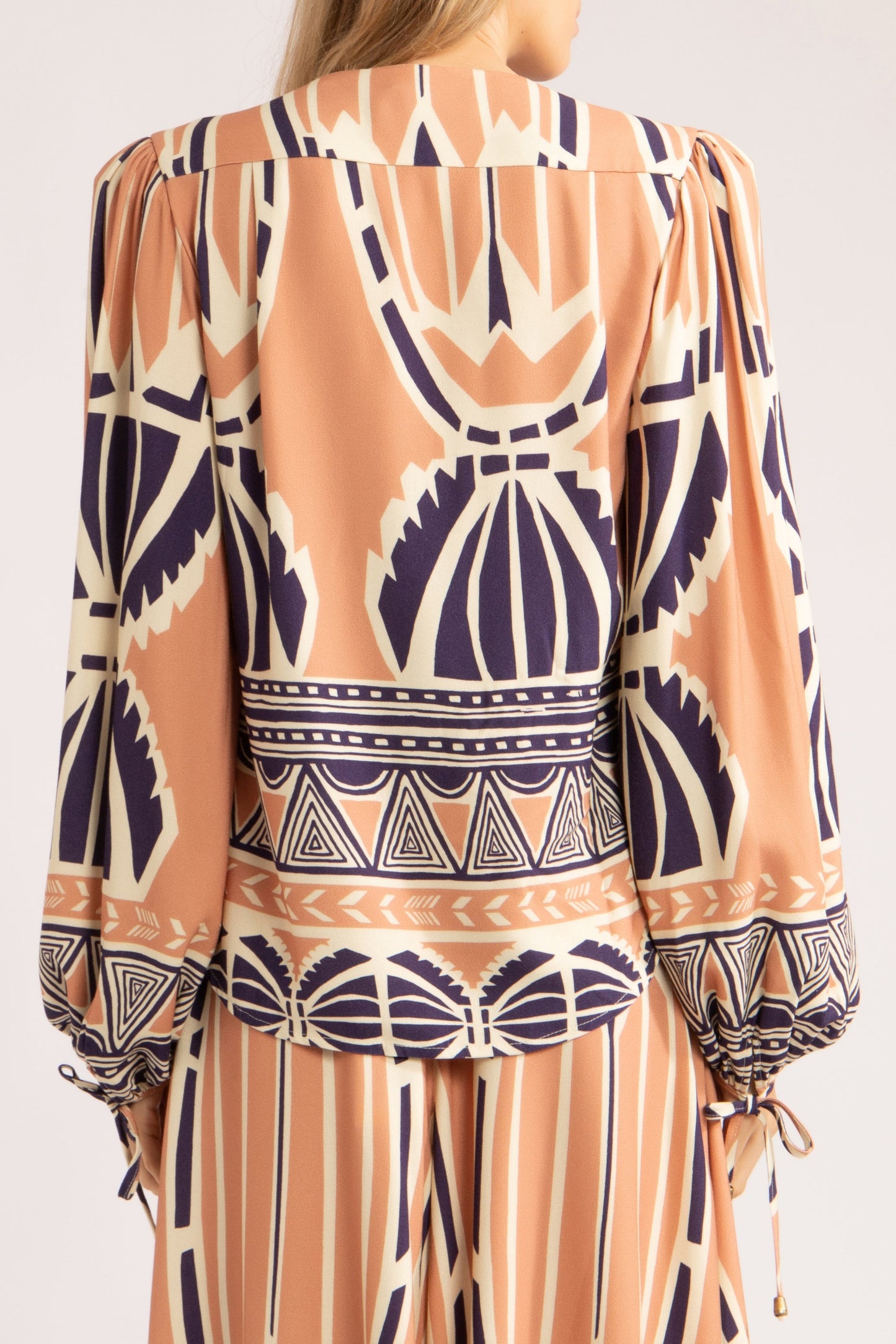 Button-Front Blouse (FINAL SALE)